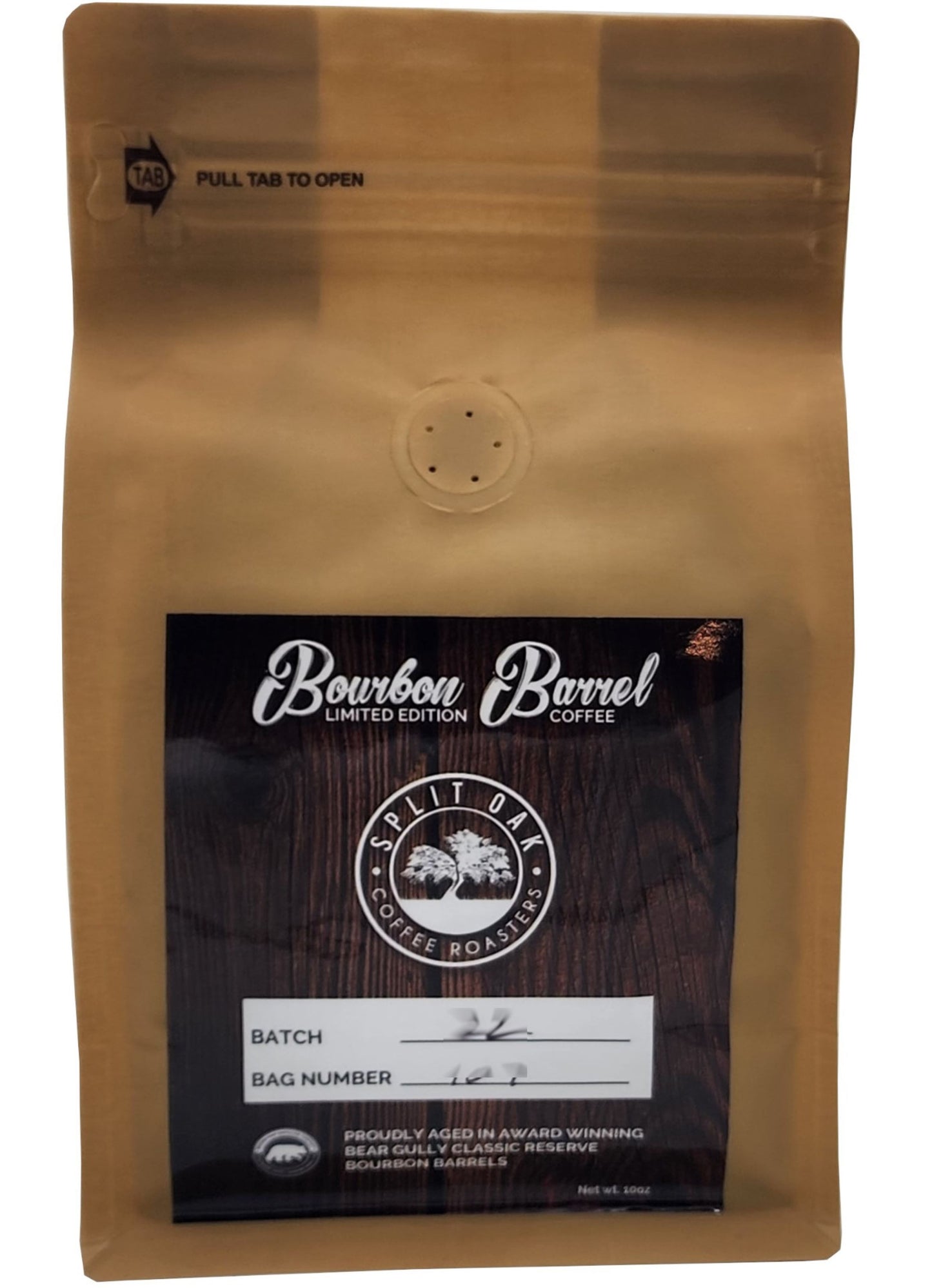 3 Pack Organic Bourbon Barrel Roasted Coffee Beans 10oz, Limited Edition Barrel
