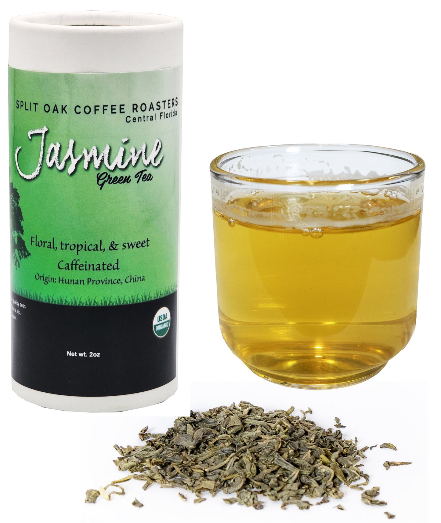 Organic Jasmine Green Loose Leaf Tea