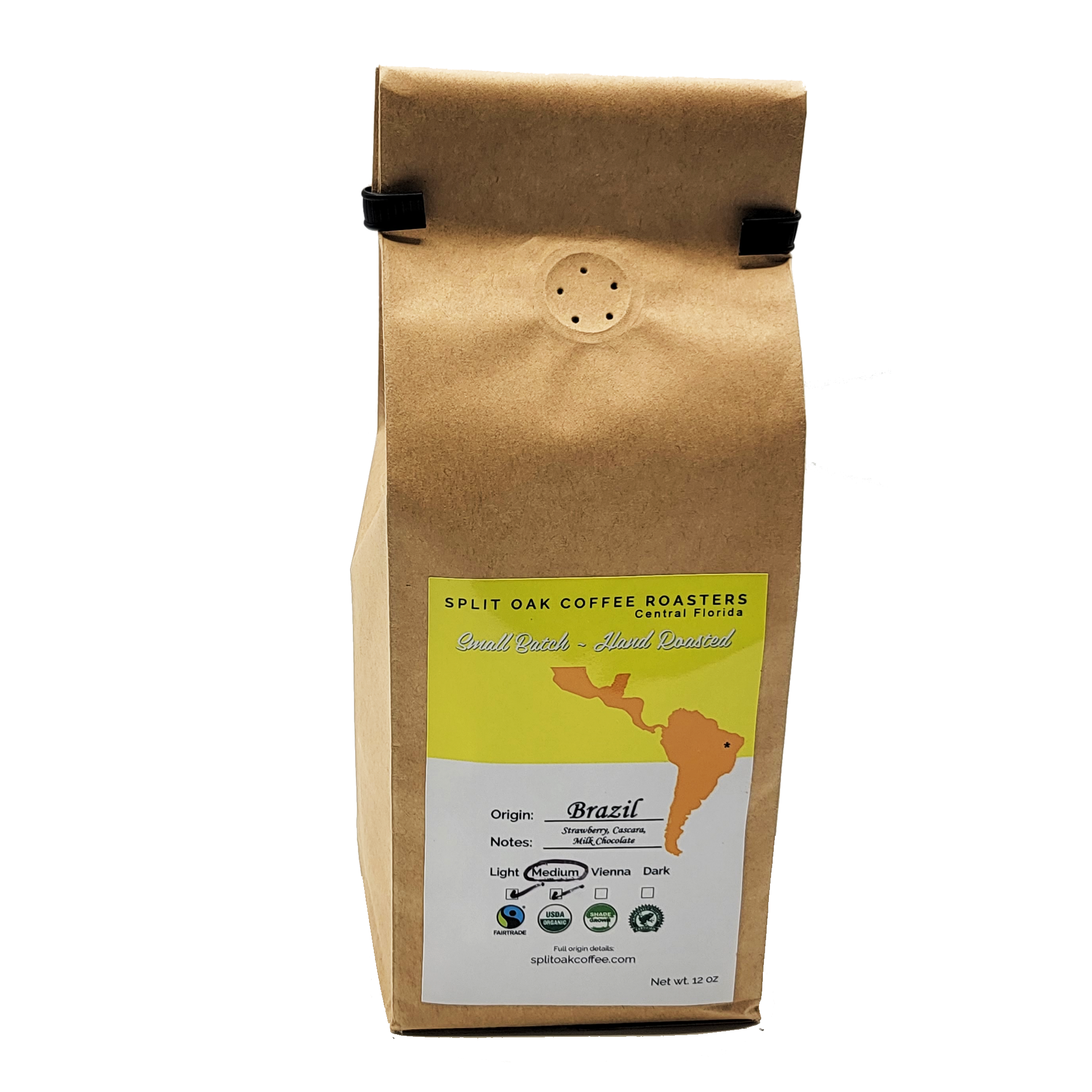 Cafe Altura Centri Coffee Organic Brazil Milk Chocolate + Almond Whole Bean  - 12 oz, 12 oz - Foods Co.