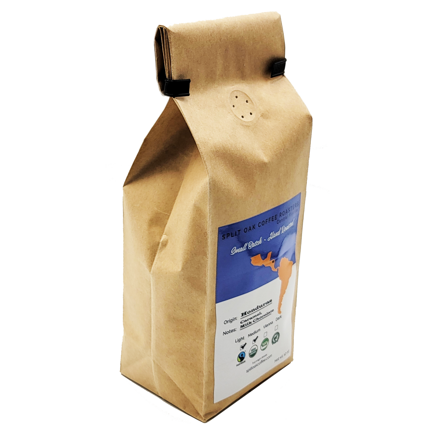Organic Honduran Coffee Hand Roasted 12 Oz Whole Bean - Medium Roast