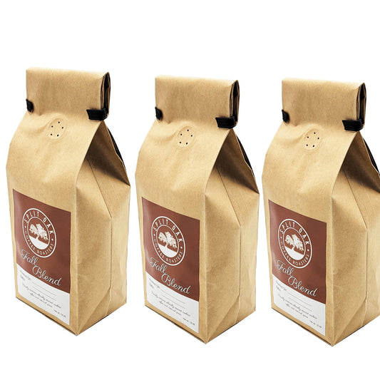 3 Pack Special Coffee Fall Blend notes of chocolate, cherry and cream, hand roasted - Limited Edition