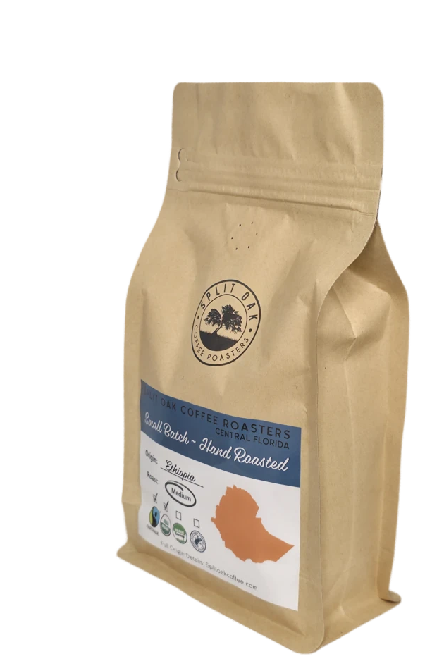 3 Pack Ethiopian Coffee Roasted Whole Beans 12oz USDA Fairtrade Coffee Rich and Bold Strawberry Orange and Cocoa Finish