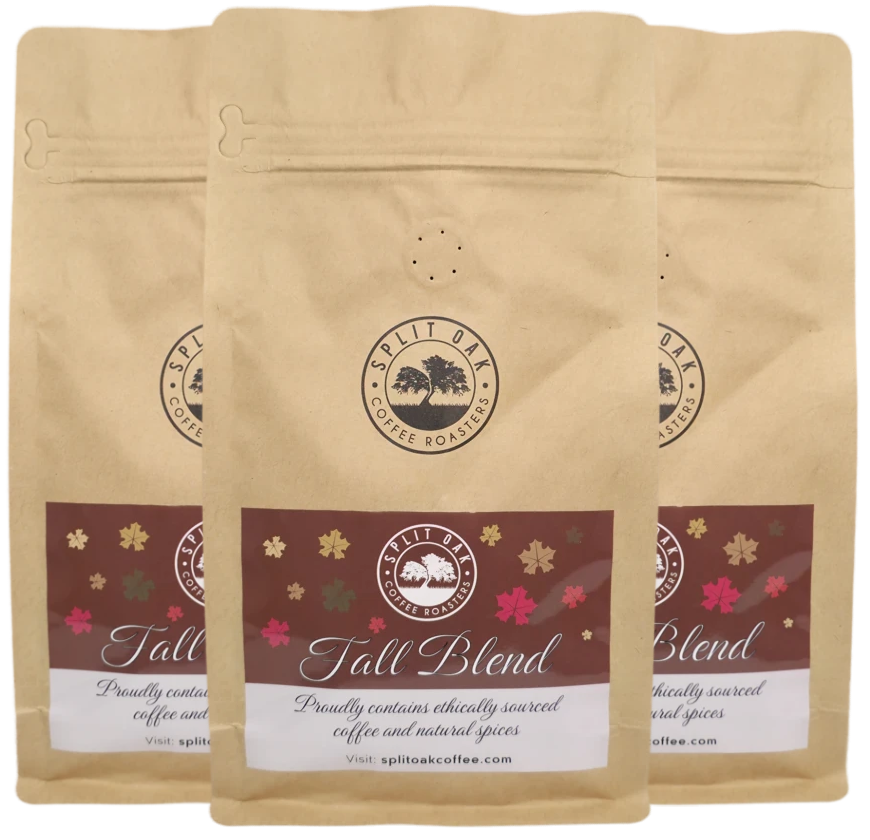 3 Pack Special Coffee Fall Blend notes of chocolate, cherry and cream, hand roasted - Limited Edition