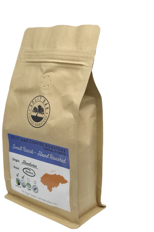 Organic Honduran Coffee Hand Roasted Whole Bean - Medium Roast