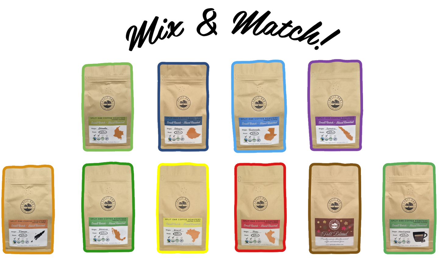 2 Assorted Coffees + 1 French Press Coffee Giftbox