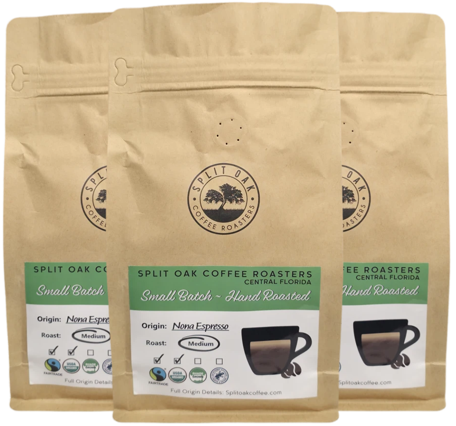 3 Pack Organic Nona Espresso Whole Beans. Indonesia and South America Best Beans. Perfectly balanced, mind blowing taste