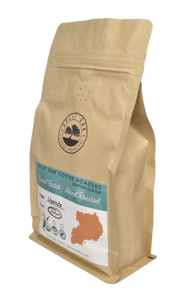 3 Pack Uganda Roasted Artisan Coffee Beans Organic, Espresso Arabica, Vanilla Flavor, Whole Beans, Hand Roasted, Sustainable, Complex